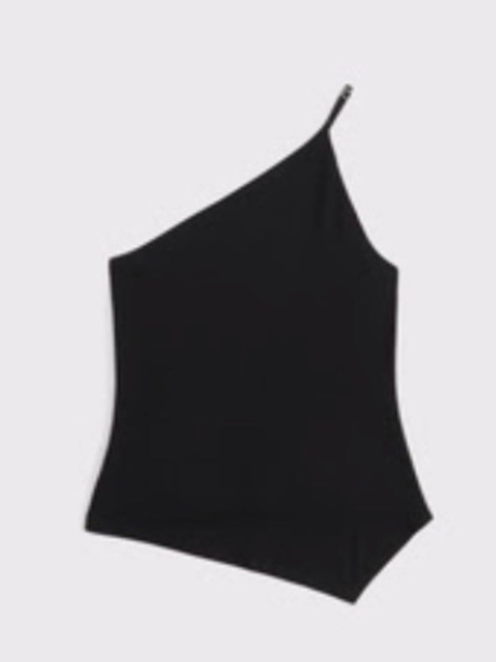 Abercrombie & Fitch Black One-Shoulder Bodysuit